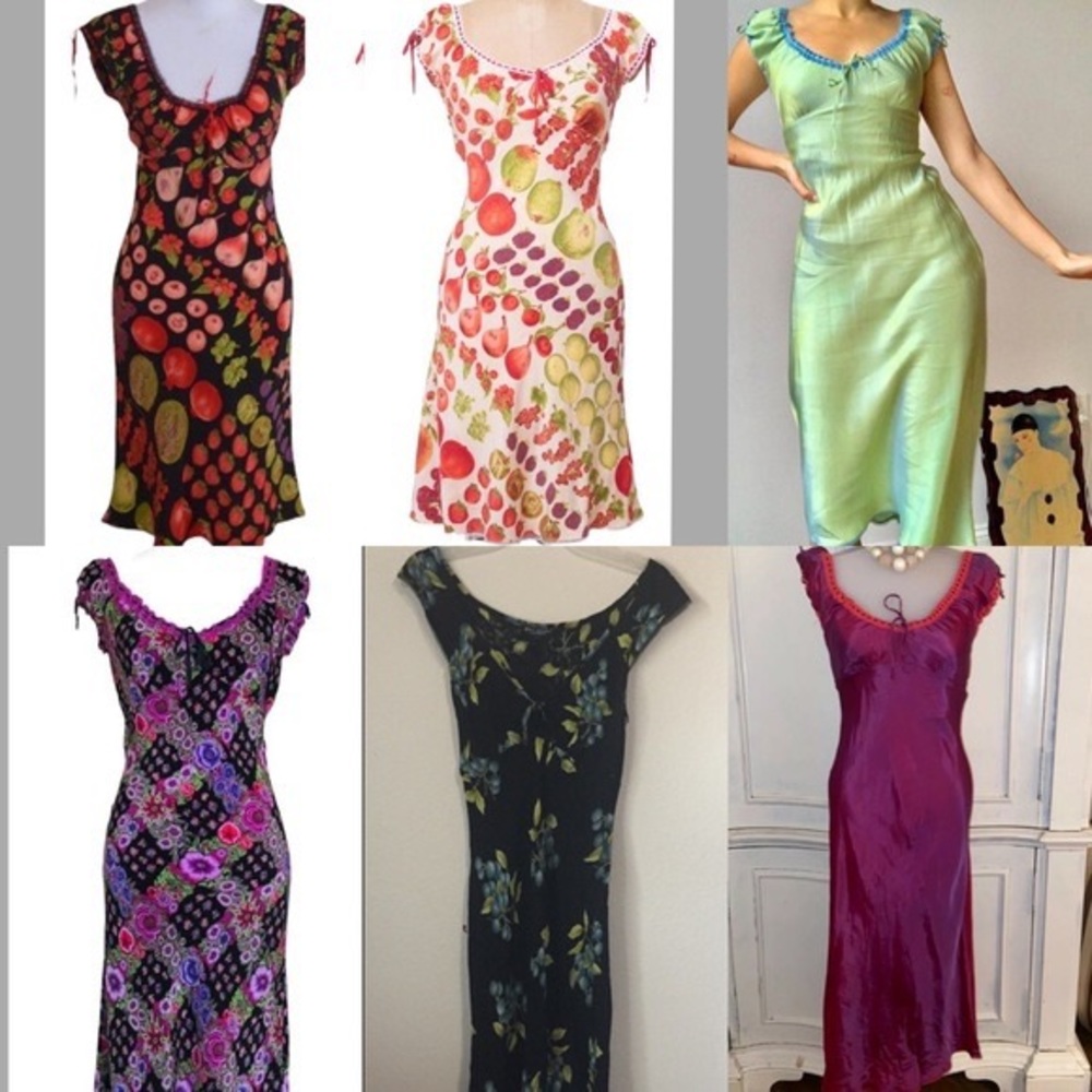 ISO 2000’s vintage betsey johnson milkmaid ribbon dress or skirt size small